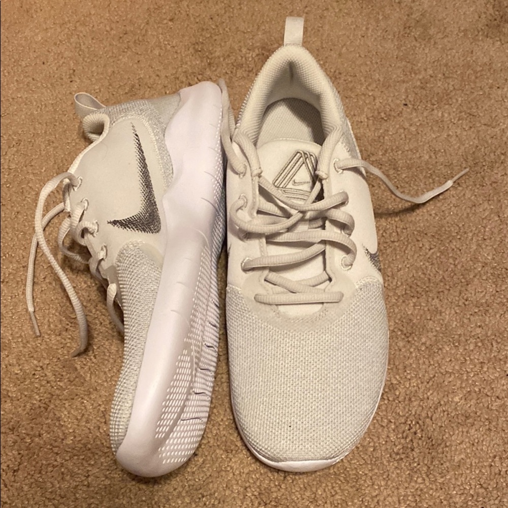 Nike White Mesh Sneakers